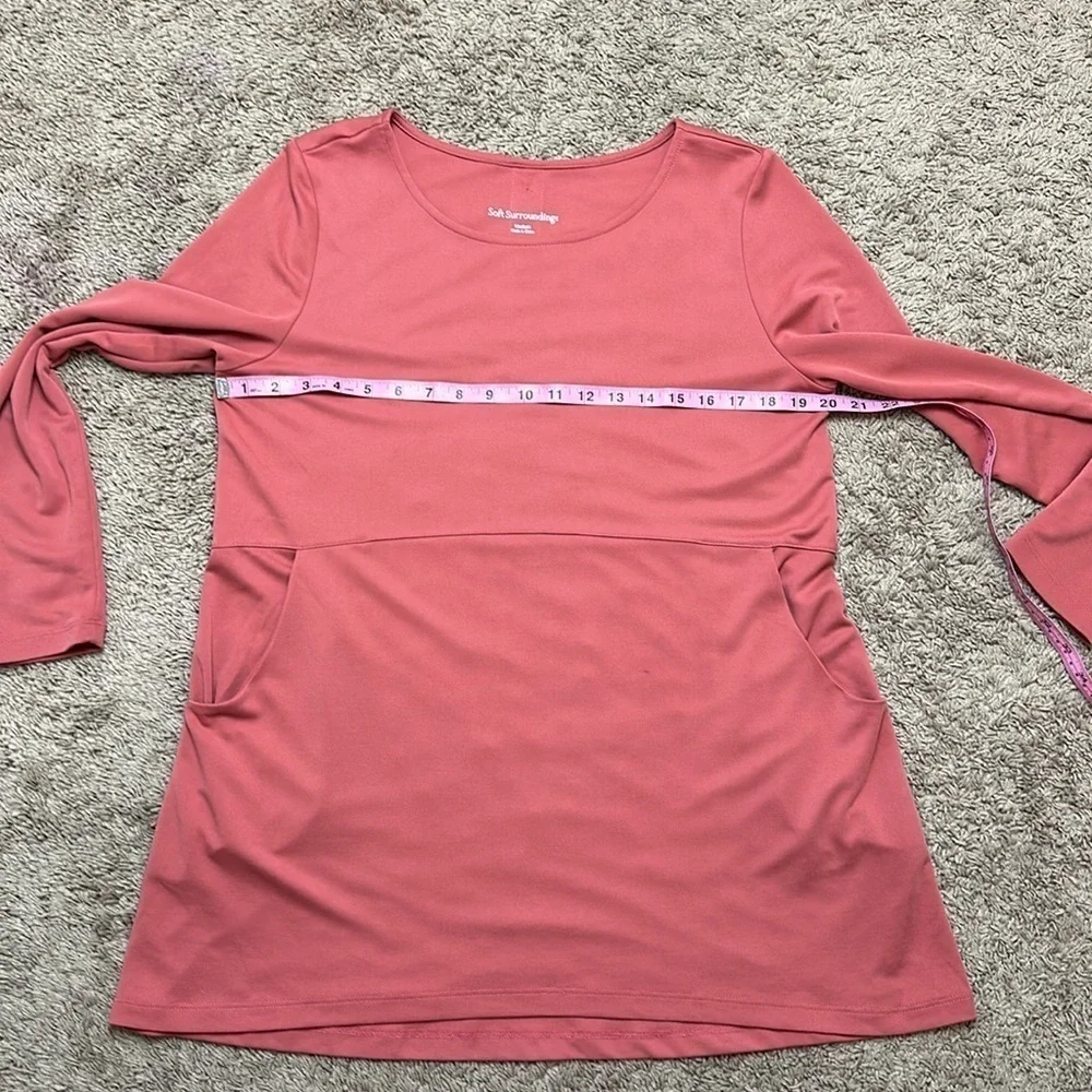Soft Surroundings Fairfax Tunic womens Rose colored - Picture 3 of 8